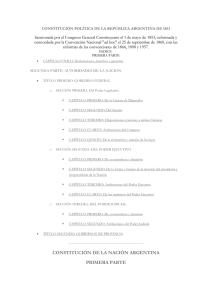 Constitución de Argentina de 1853