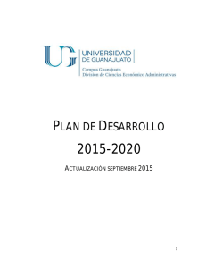 PLAN DE DESARROLLO - Dcea - Universidad de Guanajuato