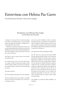 Entrevistas con Helena Paz Garro