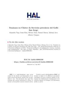 Tensiones en Clúster de Servicios petroleros del Golfo - Hal-SHS