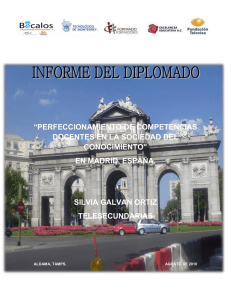 Informe del Diplomado - Centro Virtual de Aprendizaje