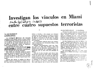 Investigan los vinculos en Miami entre cuatro supuestos terroristas