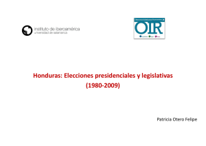 Honduras: Elecciones presidenciales y legislativas