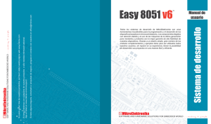 Easy 8051 v6 Sistema de desarrollo Manual de