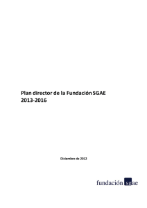 Plan Director Fundación SGAE 2014pdf