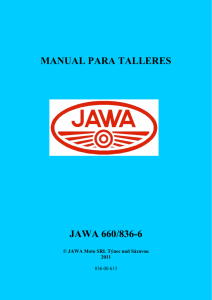 Taller – servicio tecnico – JAWA 660