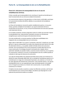 Parte IX.- La Estanqueidad al aire en la Rehabilitación