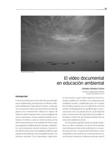 El video documental en educación ambiental