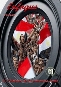 Enfoque Nº 1.Balance de la primavera árabe