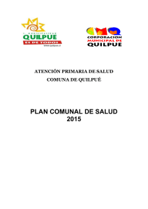 plan comunal de salud - Corporación Municipal de Quilpué