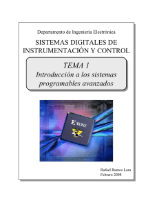 TEMA 1 Introducción a los sistemas programables avanzados