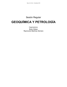 geoquímica y petrología - Unión Geofísica Mexicana AC