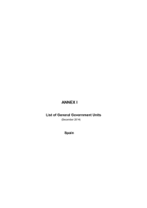 ANNEX I - Intervención General de la Administración del Estado