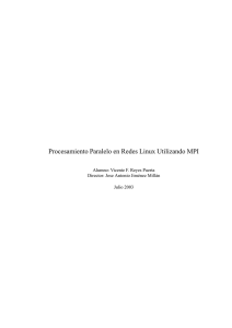 Procesamiento Paralelo en Redes Linux - Redes
