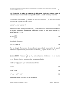 Unidad II Ecuaciones Diferenciales de Orden Superior