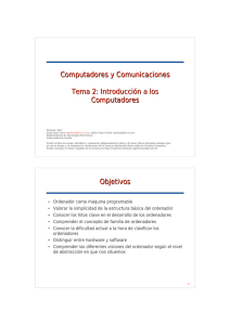 Computadores y Comunicaciones Eema 2: Introducción a los