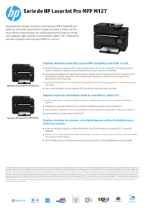 Serie de HP LaserJet Pro MFP M127
