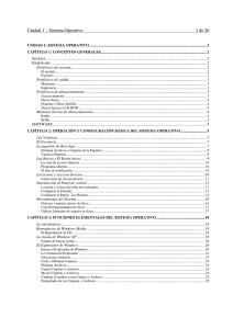 Unidad 1 – Sistema Operativo 1 de 26