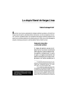 La utopía liberal de Vargas Llosa