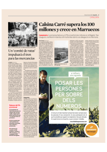 Calsina Carré supera los 100 millones y crece