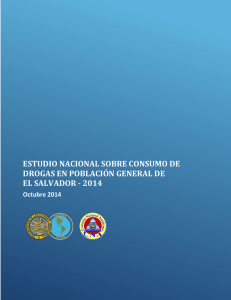 Estudio nacional sobre consumo de drogas en población general