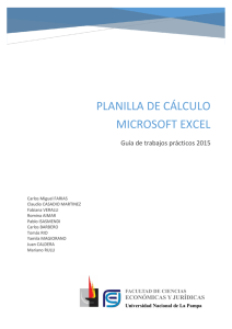 guia_tp_excel_2015 - Facultad de Ciencias Económicas y Jurídicas