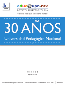 CUltURA - Universidad Pedagógica Nacional
