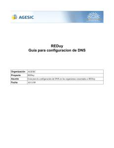 Guía para la configuración de DNS