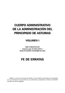 cuerpo administrativo de la administración del principado de
