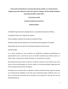 Alicia Bárcena - Comisión Económica para América Latina y el Caribe