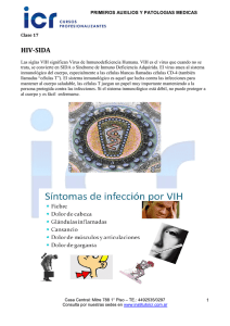 HIV-SIDA - Instituto ICR
