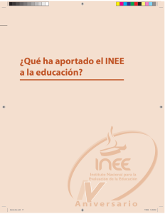 ¿Qué ha aportado el INEE a la educación?