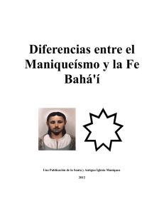 Diferencias entre el Maniqueísmo y la Fe Bahá`í