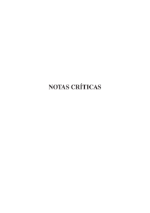 NOTAS CRÍTICAS - Revistas Científicas de la Universidad de Murcia