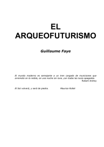 Guillaume Faye El Arqueofuturismo