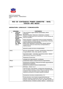 Red de Contenidos 2016 &ndash; 3 Medio