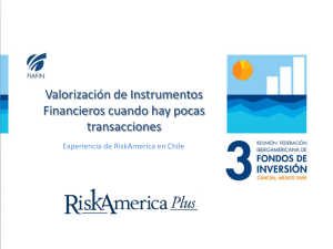 Valorización de Instrumentos Financieros cuando hay