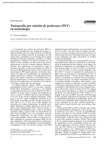 Tomografía por emisión de positrones (PET) en neumología