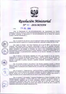 (Español) Resolución Ministerial N° 181-2016