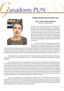 Dra. Laura López M. - Dgapa