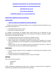 organización mundial de gastroenterología sociedad venezolana de