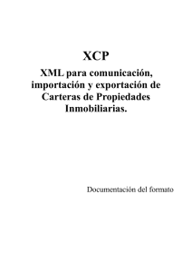 XML para comunicación, importación y exportación