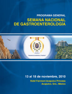 trabajos libres orales - Sociedad Argentina de Gastroenterología