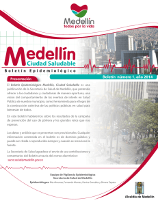 Boletín No. 1 - Alcaldía de Medellín