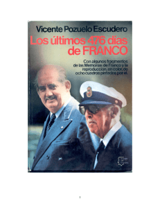XIII. El último verano - Generalísimo Francisco Franco