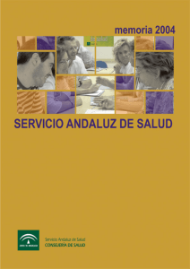 Memoria 2004 - Servicio Andaluz de Salud
