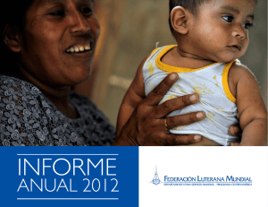 anual 2012 - The Lutheran World Federation