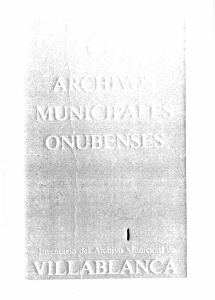 Guía inventario del Archivo Municipal de