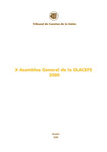Memória da X Assembléia da Olacefs - Espanhol v.3.p65