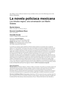 La novela policiaca mexicana
